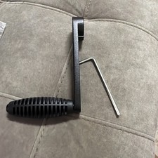Genuine HOSE REEL CRANK WINDUP HANDLE PART Black Cast Aluminum Black USA made