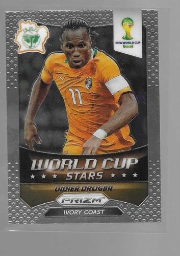 DIDIER DROGBA 2014 PANINI PRIZM WORLD CUP STARS CARD #11