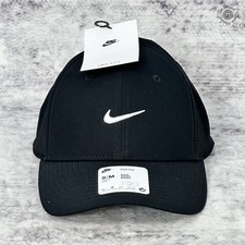 NWT Nike Club Cap Golf Hat Dri-Fit Adult S/M Adjustable Black/White FV5563-010