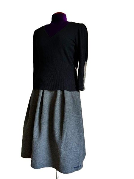Women Ladies Cashmere Pullover Black Cashmere 38 /