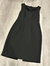 Express Classic Black Sleeveless Sheath Dress