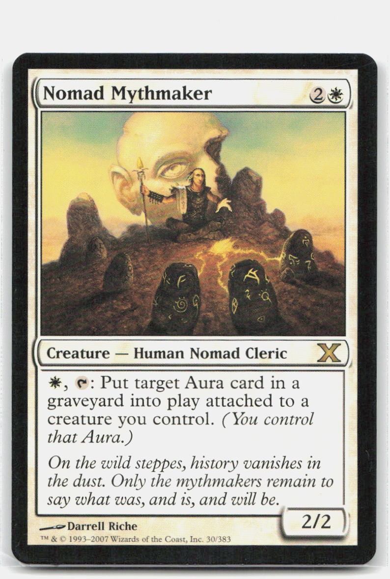 Nomad Mythmaker 30 Rare 10th Edition Magic: The Gathering Near Mint