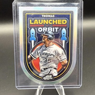 2025 Topps Chrome Cosmic #LIO-43 Frank Thomas Launched into Orbit