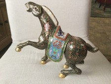 CLOISONNE STYLE PRANCING HORSE
