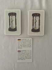 Friedrich Board Game Misprinted Hourglass Cards 17 English 18 German