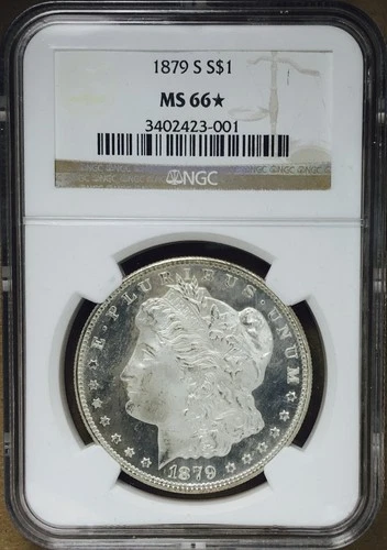 1879 S MORGAN DOLLAR! NGC MS66 STAR! FLAWLESS BEAUTY! GREAT FIND! NR #CVIP203
