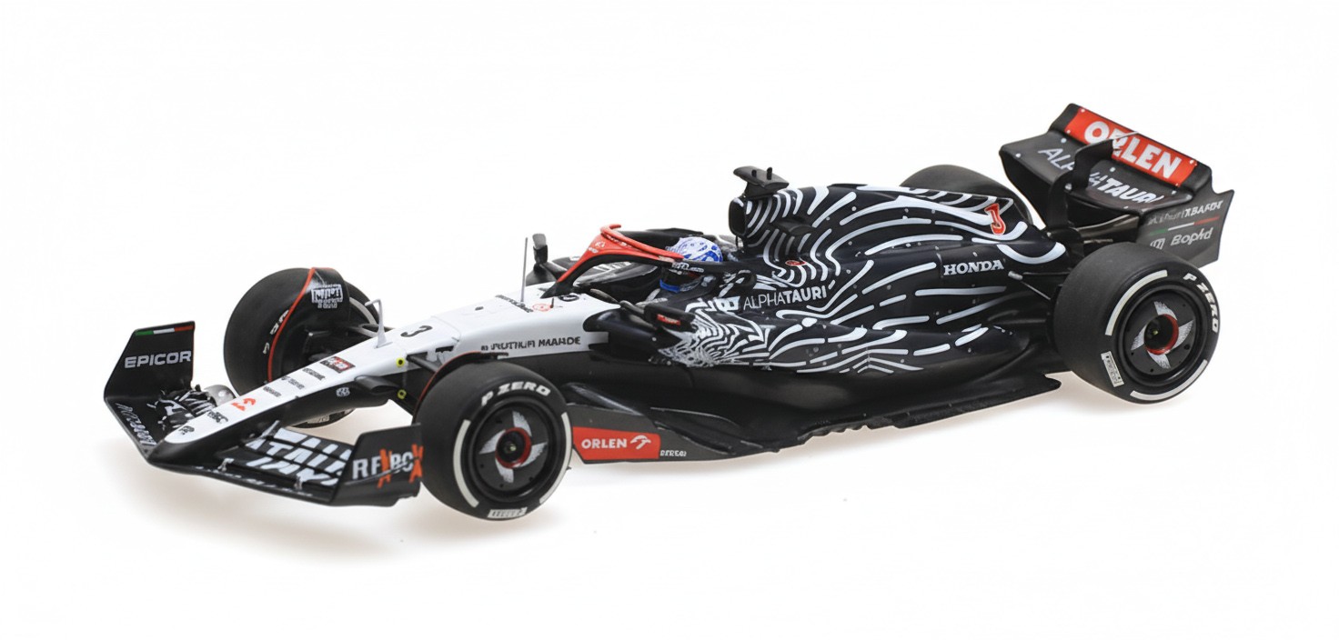Minichamps 1/43 SCUDERIA ALPHATAURI AT04 DANIEL RICCIARDO LAS VEGAS GP 2023