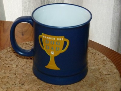 Nummer Eins Hund Papa Tasse Vatertag Geschenkidee. Krug Style