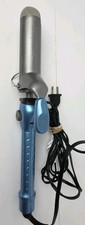 BaByliss PRO Nano Titanium 1.25" Spring Curling Iron Blue Hair Styling Tool 450 