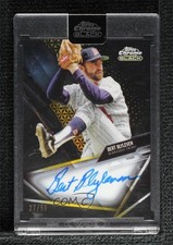 2021 Topps Chrome Black Gold Refractor 27/50 Bert Blyleven #CBA-BBL Auto HOF 0l2