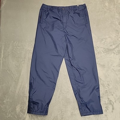 Vintage LaMode DuGolf Gore Tex Rain Pants Mens Medium Blue Lined Golf Classic 