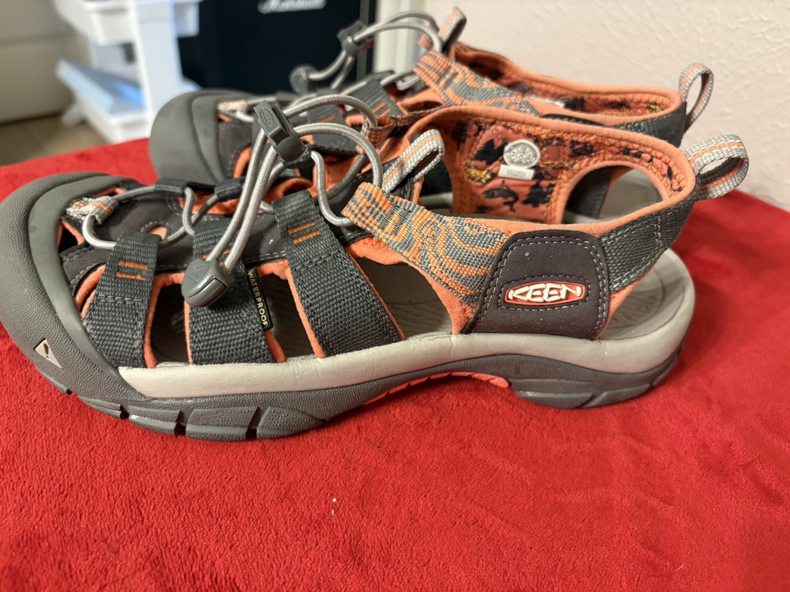 KEEN Scarpe casual stringate da donna Presidio mattoncino cotto taglia 10