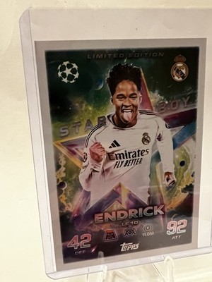 Topps Match Attax 25/26 - Endrick LE 10 - Star Boy - Real Madrid