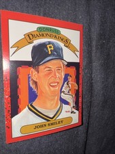 1990 Donruss John Smiley Diamond Kings #4 RARE “1989 Error on back”