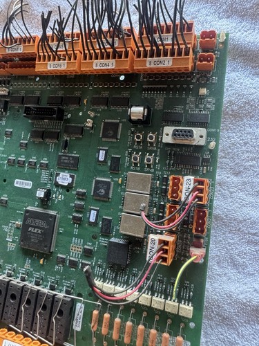 ThyssenKrupp Elevator. TAC-20/22 I/O Board w/ LON. CPU 188E. 6300KY10 - Picture 2 of 6