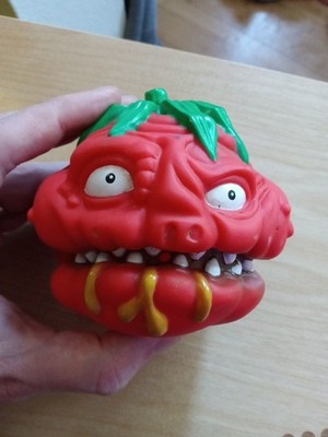 1991 Attack Of The Killer Tomatoes Action Figure KETCHUK Squirtmato Rare