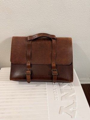 Satchel And Page Brown Briefcase