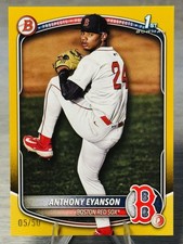 🔥⚾️ANTHONY EYANSON 2025 Bowman 1st Paper Gold SP /50 #BOSTON RED SOX PHENOM⚾️🔥