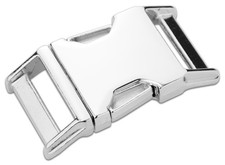 10 - Country Brook Design  5/8 Inch Metal Contoured Side Release Buckles