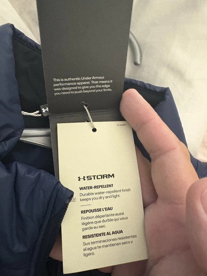 NUEVO CON ETIQUETAS Under Armor Hombre Chaqueta de Invierno Alotian Golf Club XL NUEVO Foto 2 de 4