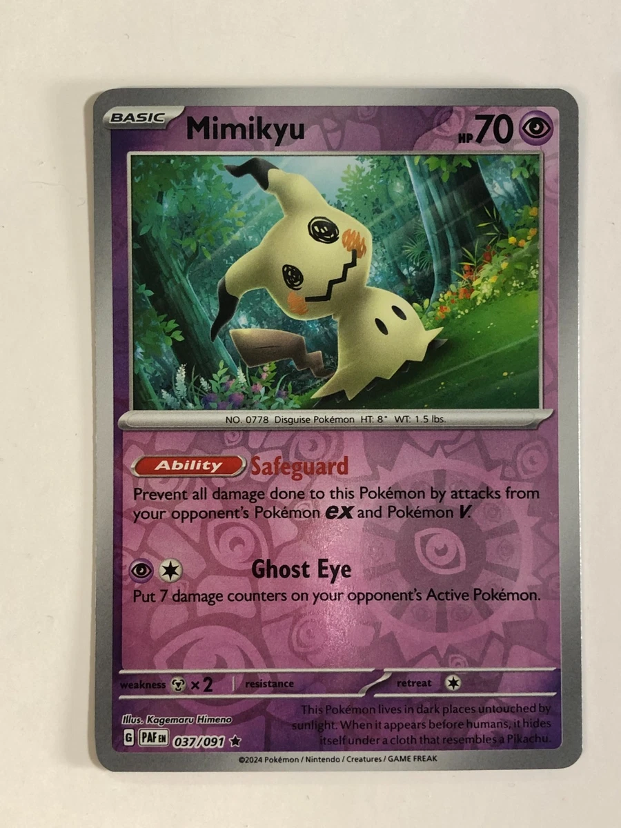 Mimikyu 037/091 SV: Paldean Fates for sale | eBay