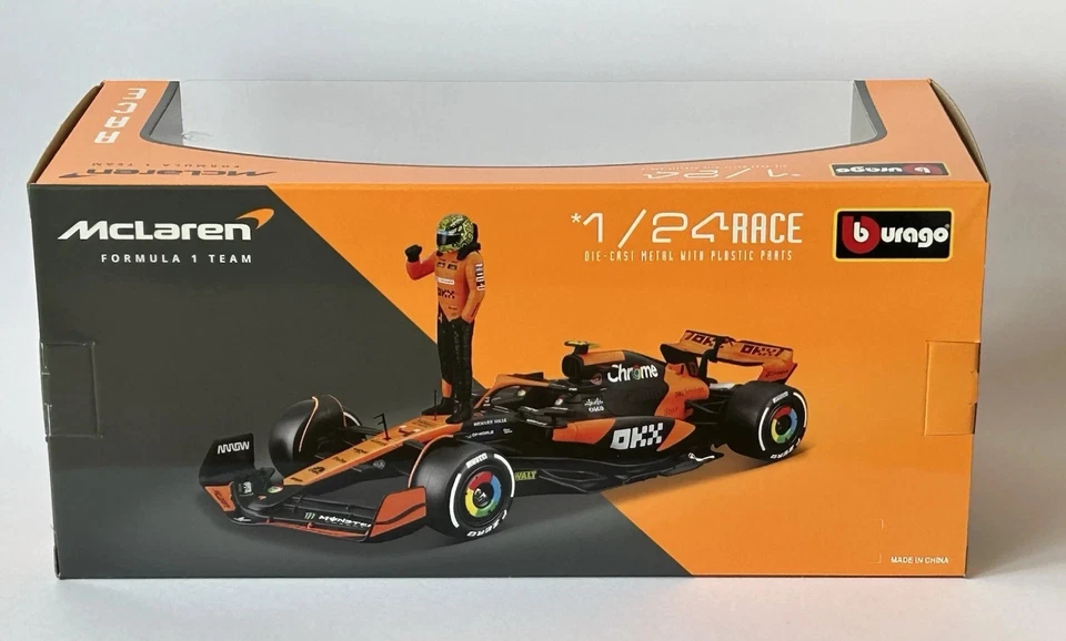 LANDO NORRIS-1/24-MCLAREN MCL38 GANADOR MIAMI GP 2024 Foto 2 de 4