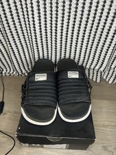 Size 10 - Nike Asuna 2 Slides Men's Slippers Sandals ‘Dark Grey/Black/White’