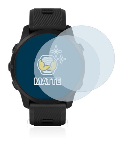 2x Anti Glare Screen Protector for Garmin Forerunner 945 LTE Matte Protection - Afbeelding 2 van 7