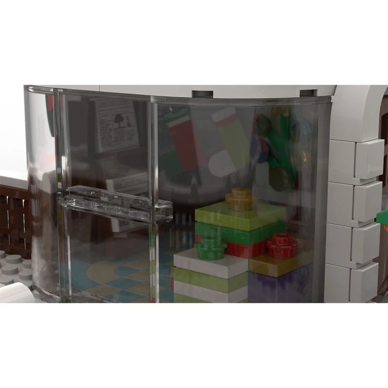 Hot Sale Winter Village Tourist Information Office Snowman Hut 975 Pieces - Image 3 of 4