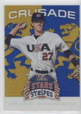 2015 Panini Stars and Stripes Crusade Blue Dansby Swanson #28