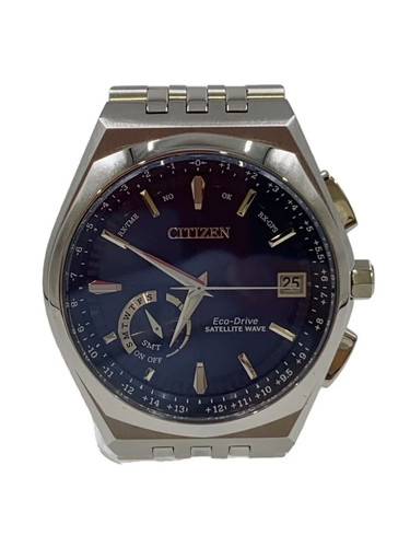 Citizen F150-S105862 Eco-Drive Jour Date Satellite Solaire Montre Hommes Auth - Photo 1 sur 9