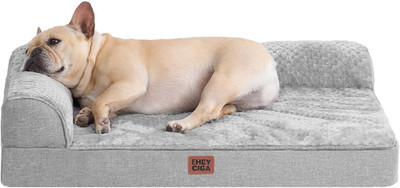 Orthopedic Dog Bed Medium Size Dogs, Memory Foam Dog Bed with Washable Removable