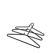 Spinder Design Kleiderbügel Haushalt Garderobe Senza Schwarz Stahl stabil prakti