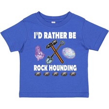 Inktastic Rock Hounding Rock Collector Toddler T-Shirt Hobbies Minerals Lapidary