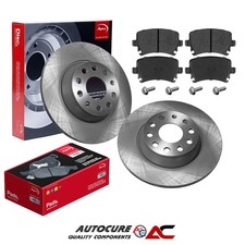 FOR VOLKSWAGEN VW PASSAT TDI SE MK5 B6 3C APEC 286mm REAR BRAKE DISCS & PADS