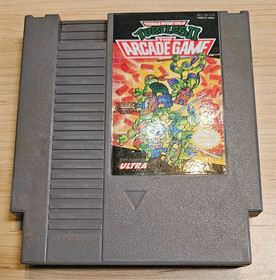 NES Nintendo Teenage Mutant Ninja Turtles 3 Game Lot Arcade, Manhattan Tested