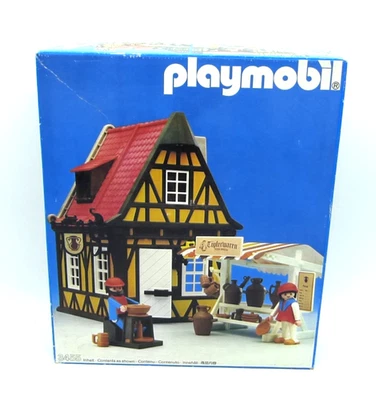 Playmobil System 3455 Mittelalterliche Töpferei unkomplett - Kleinteile fehlen - Bild 1 von 4