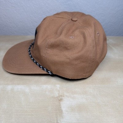 Teton Gravity Research Jackson Hole Grand Teton Paracord SnapBack Tan Black