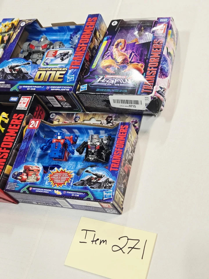 Transformers Action Figure Lot Hasbro One EarthSpark Legacy Studio Series 9 Pc - Image 4 of 4