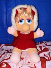 Vintage 1987 McDonald's Muppet Baby Miss Piggy 10 Plush Stuffed Animal Toy 359
