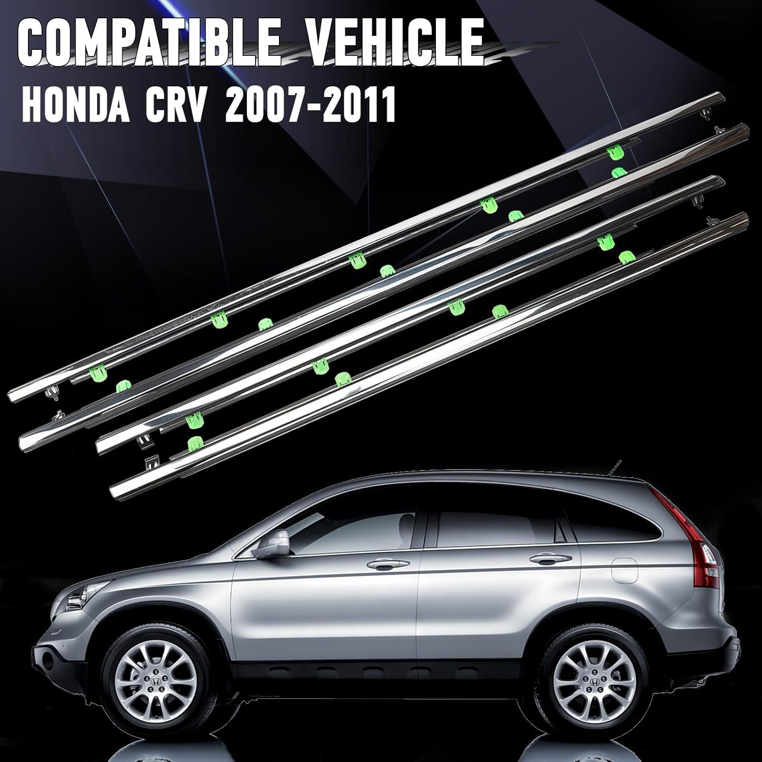 Door Window Trim Seal Weather Stripping Moulding Belt Glass Sweep Felt Kit Fit