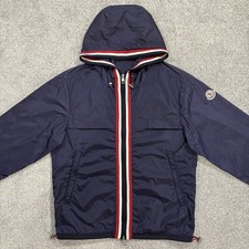 Giacca a vento Moncler Anton Navy taglia 0 XS 100% autentica