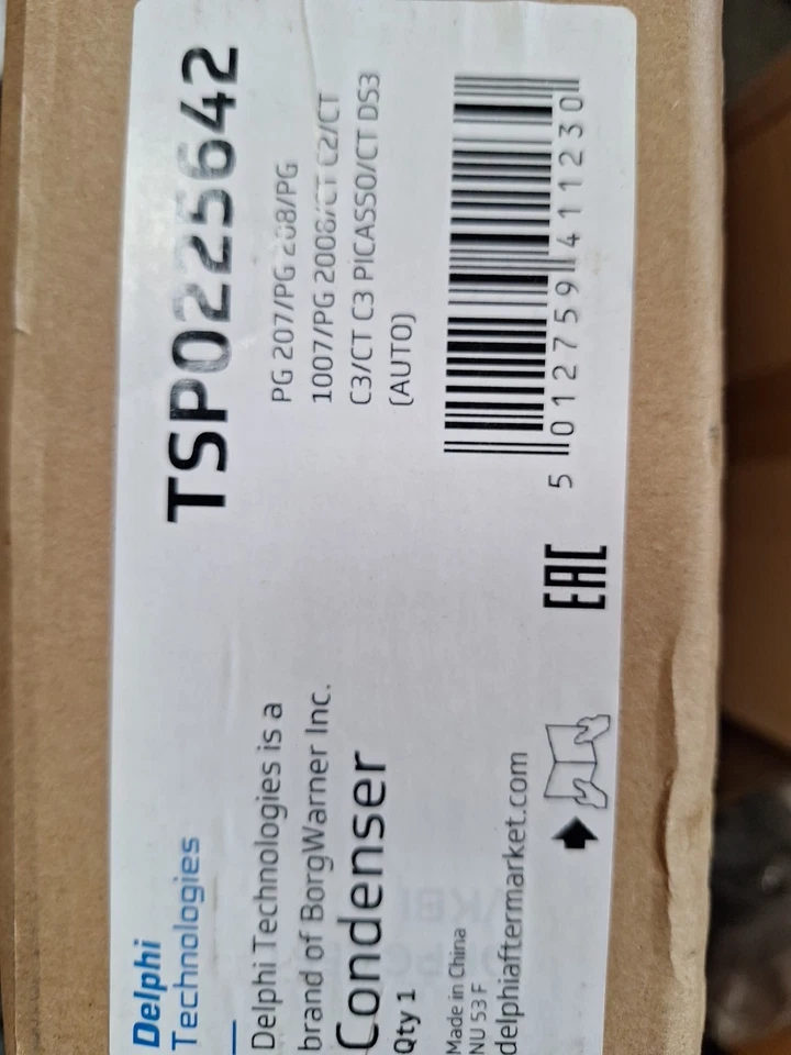 Delphi TSP0225642 Air Con Conditioning AC Condenser Aircon Condensor Replacement - Image 2 of 3