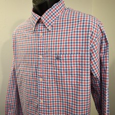 Brooks Brothers Dress Shirt Plaid Long Sleeve Button Up Mens Size XL