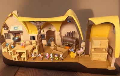 Großes Original Disney Schneewittchen und die sieben Zwerge erweiterbares Haus 90er