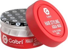 6 x Gabri Hair Styling Wax 150ml Maximum Control Ultra Strong Shine