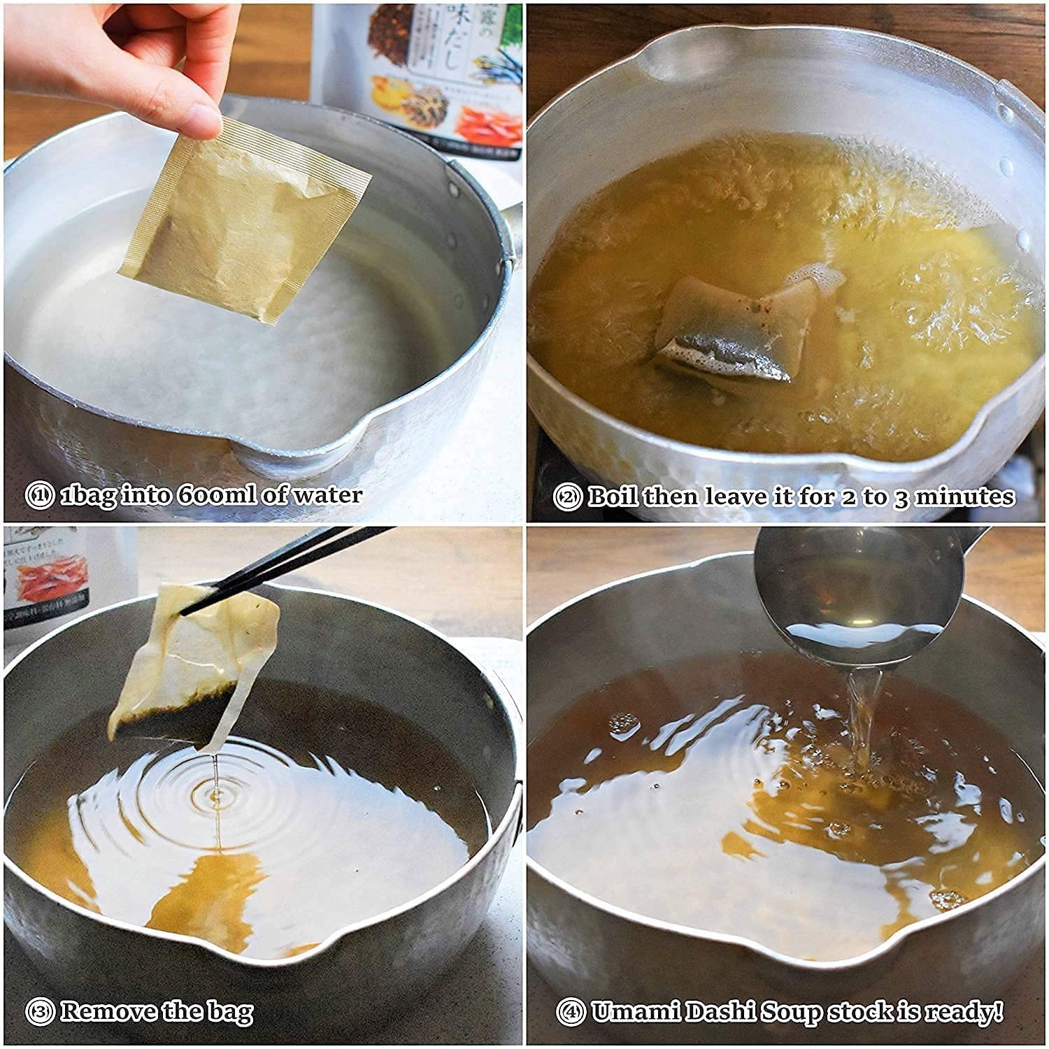 15 pack Chaganju Dashi Stock Dashi Packet Ramen Broth Miso Soup Udon Shabu & Hot