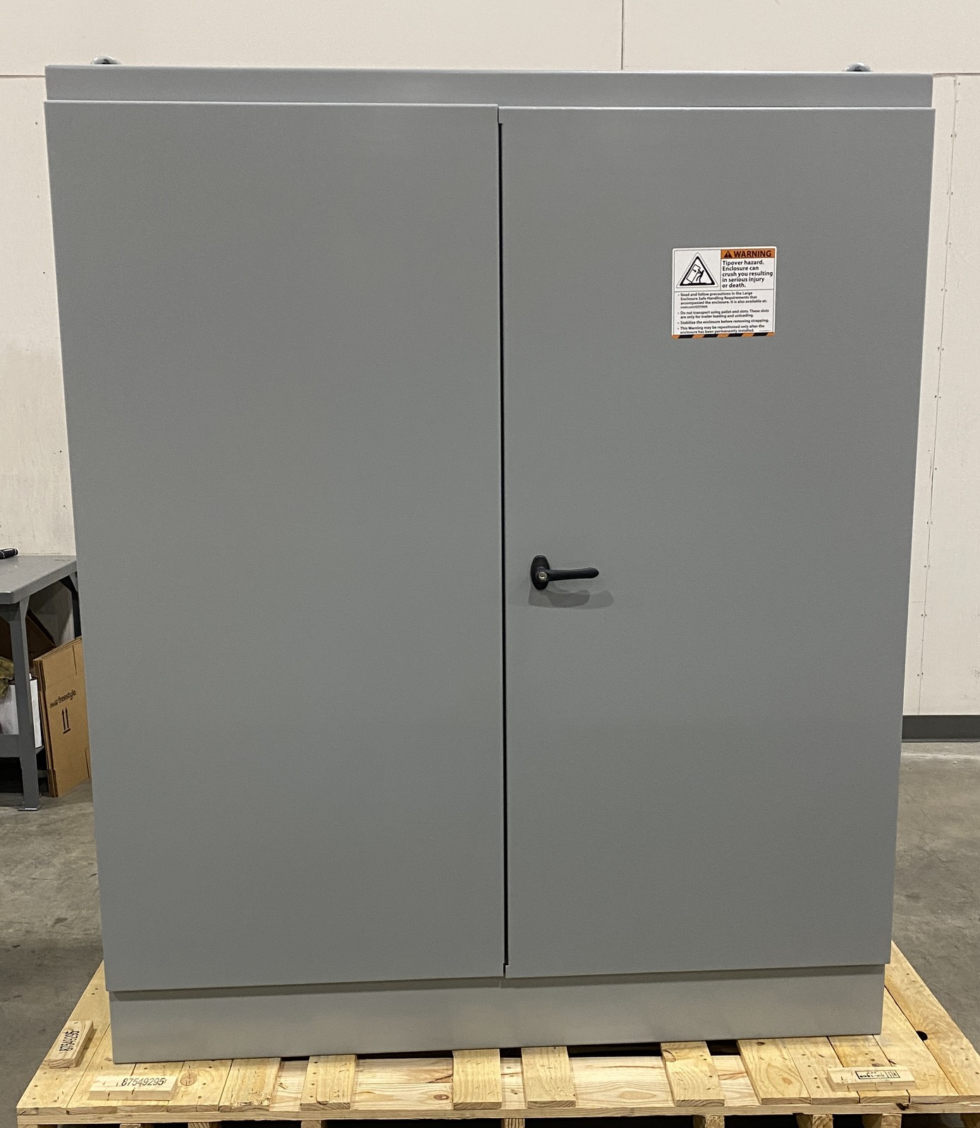 nVent A726024FSD NEMA Type 12 Steel Enclosure, 2 Door, Free-Standing,