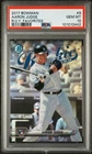 2017 Bowman Rookie Of The Year ROY Favorites AARON JUDGE PSA 10 🔥NY Yankees