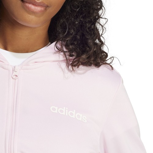 Adidas Tuta da Donna Essentials Linear Rosa Taglia M Codice JD2702 - Foto 3 di 6